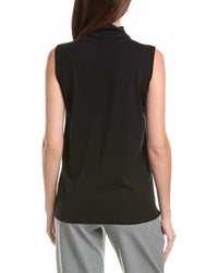 Lafayette 148 New York Lafayette 148 New York Sleeveless Mock Neck Cashmere & Wool-Blend Sweater