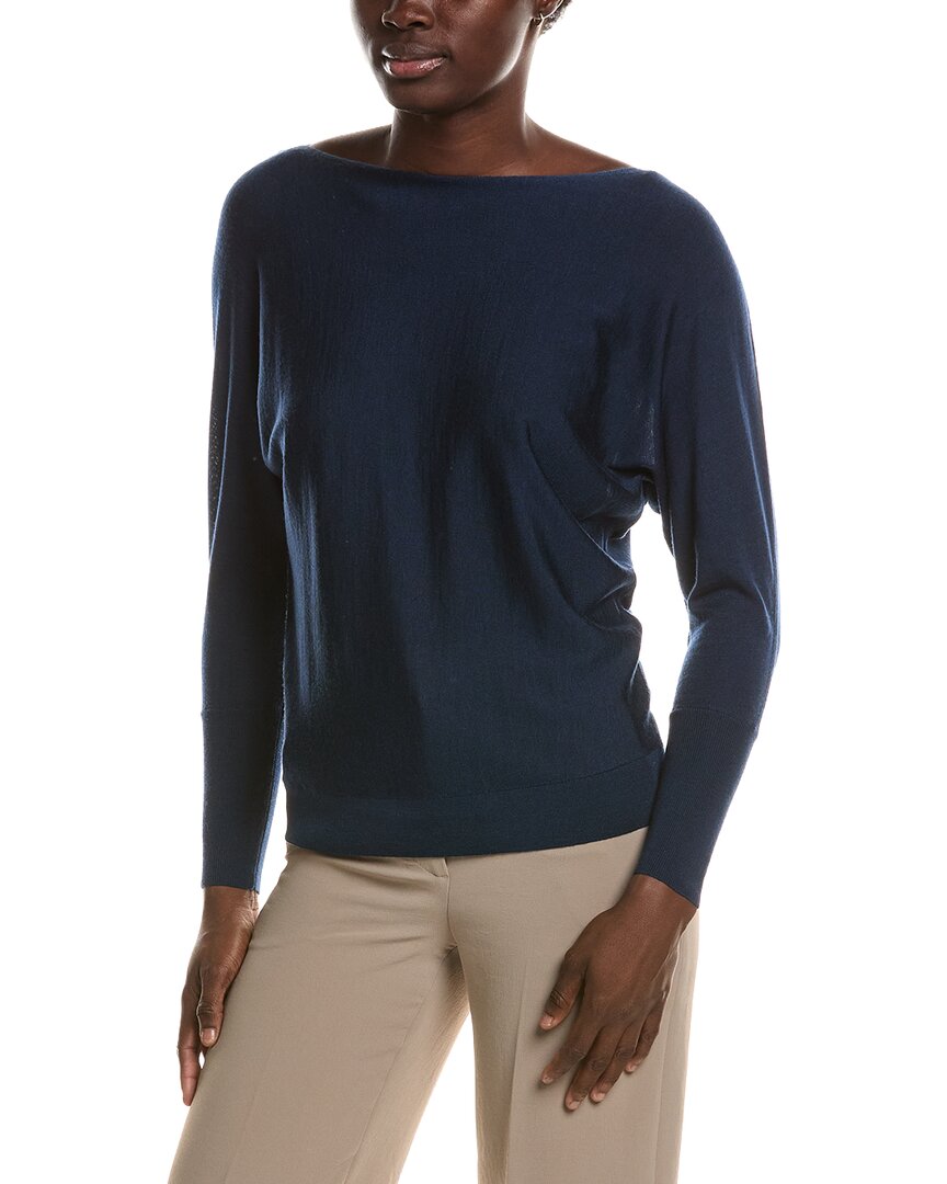Lafayette 148 New York Lafayette 148 New York Bateau Neck Dolman Wool & Silk-Blend Sweater