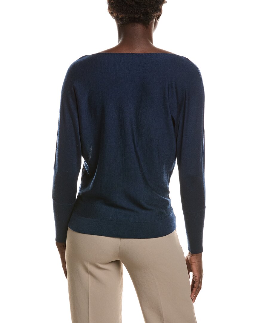 Lafayette 148 New York Lafayette 148 New York Bateau Neck Dolman Wool & Silk-Blend Sweater