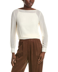 Max Mara Max Mara Studio Demien Silk Shirt