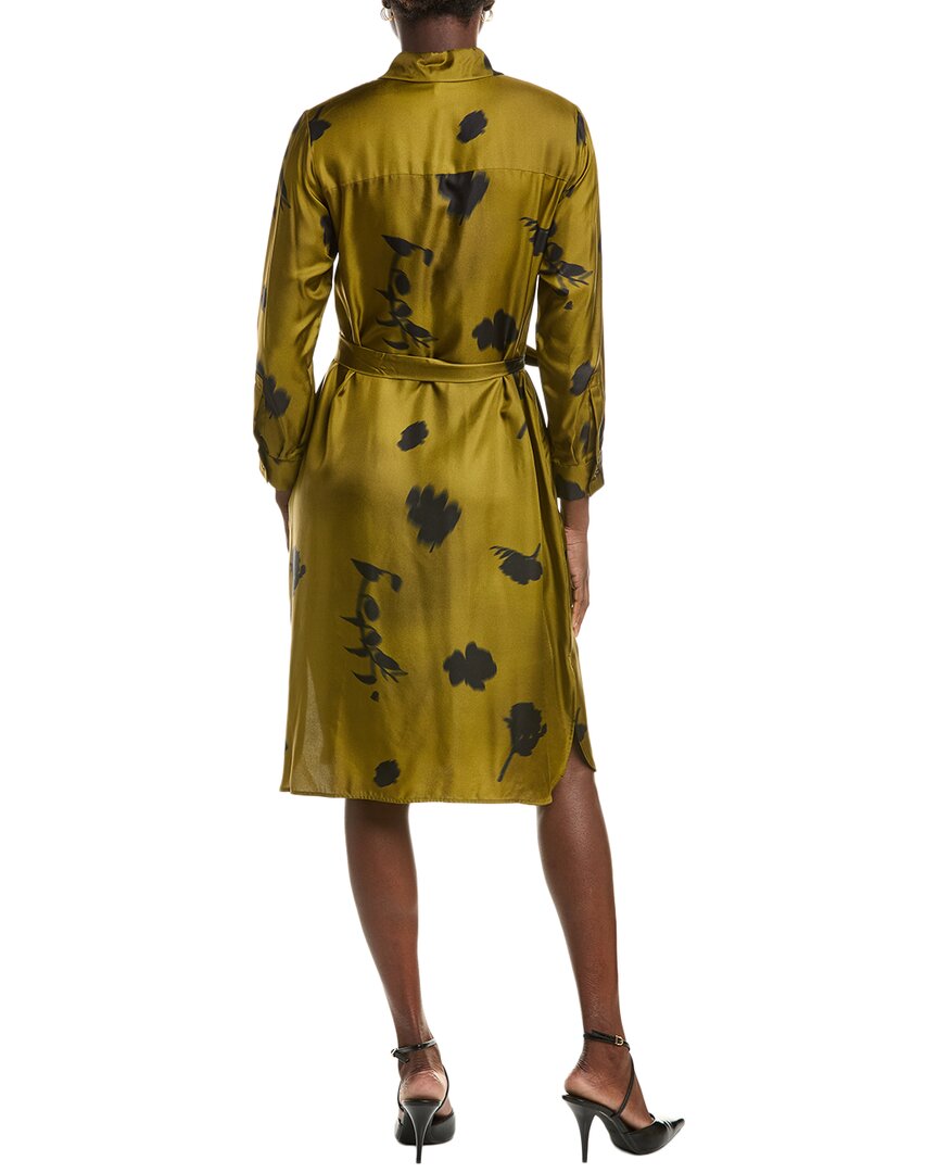 Mm By Max Mara Jadi Silk Shirtdress