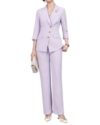 Vera Dolini 2Pc Blazer & Pant Set
