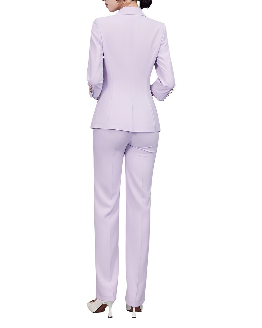 Vera Dolini 2Pc Blazer & Pant Set