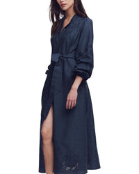 Boden Boden Petite Mae Linen Blend Shirt Dress