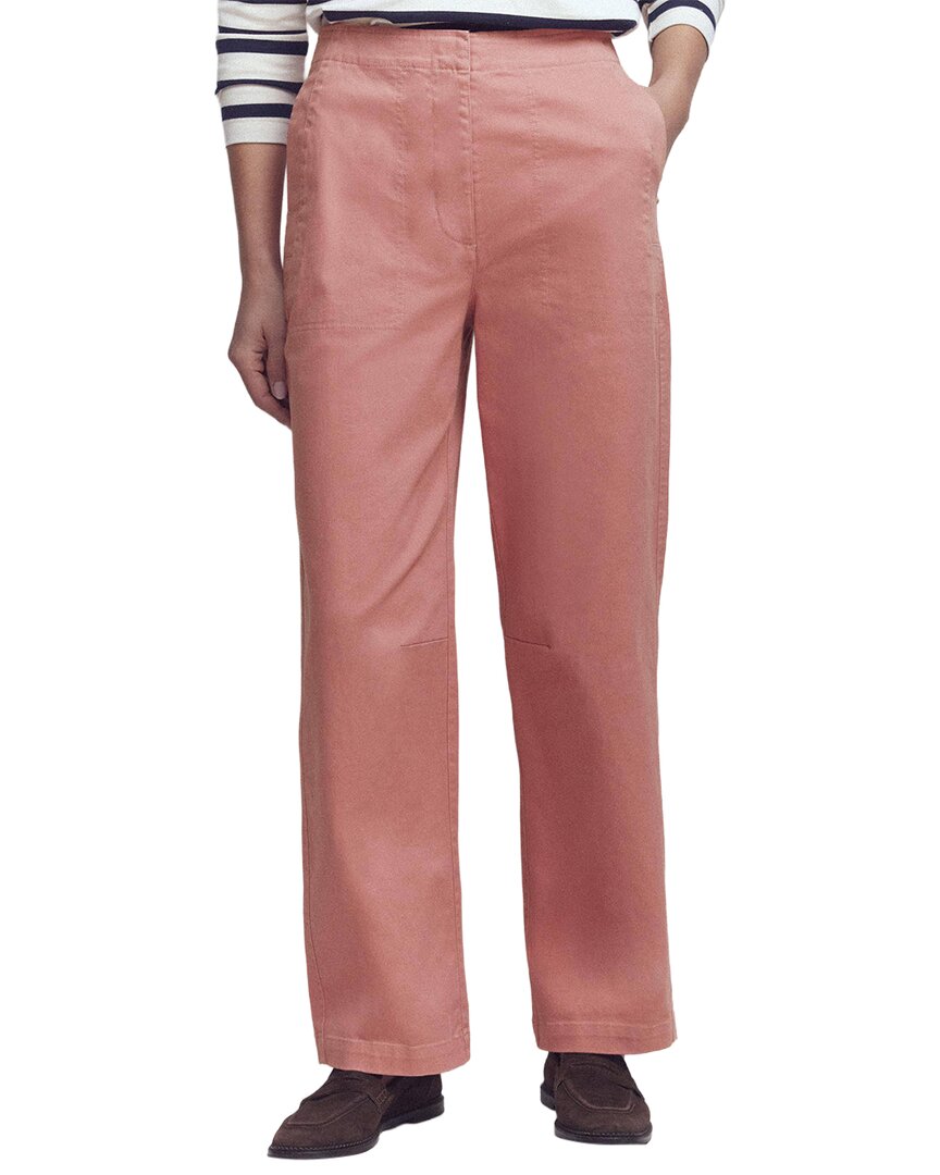 Boden Boden Petite Barrel Leg Chino Trouser