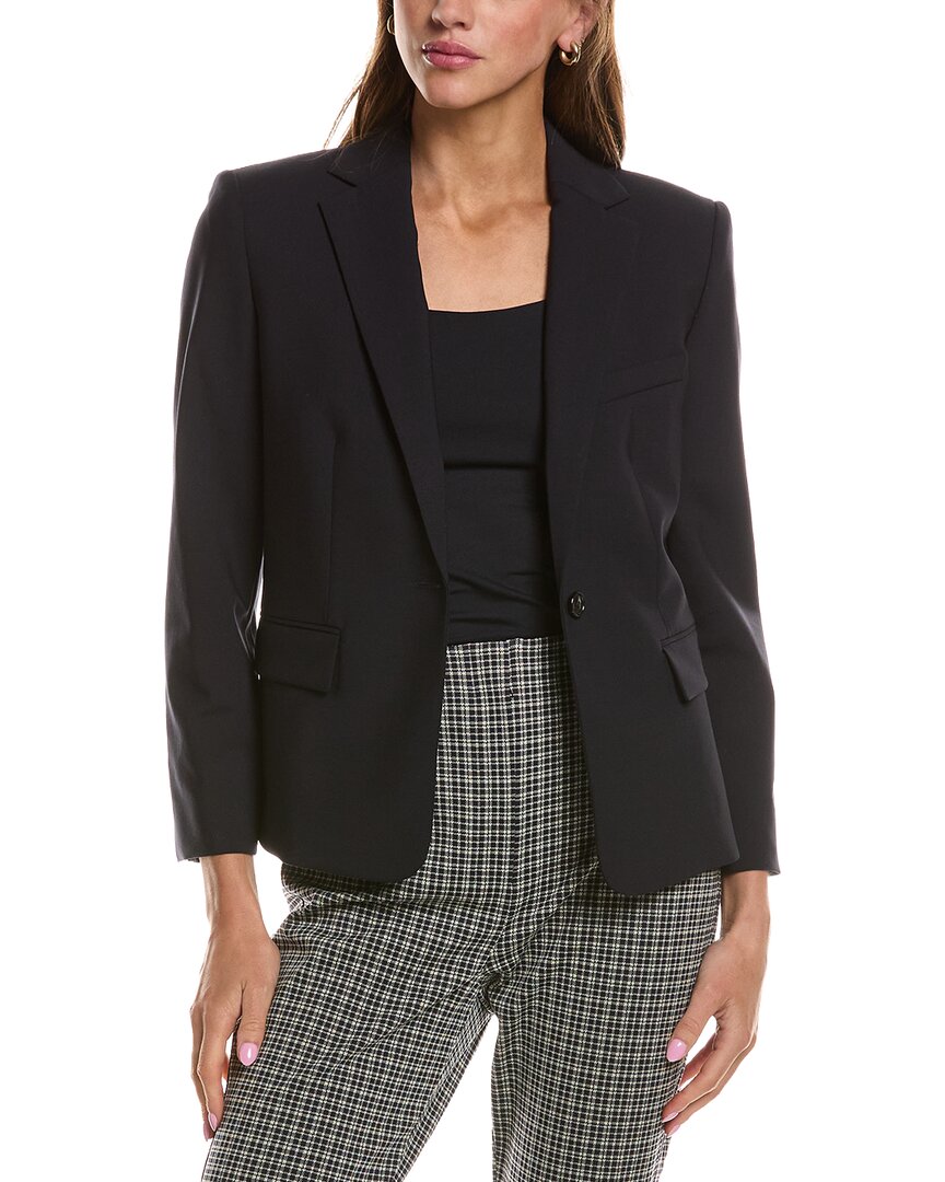 Theory One-Button Slim Jacket