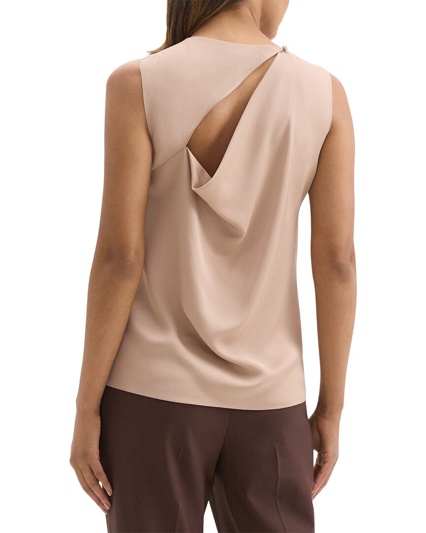 Theory Drape Back Shell Top