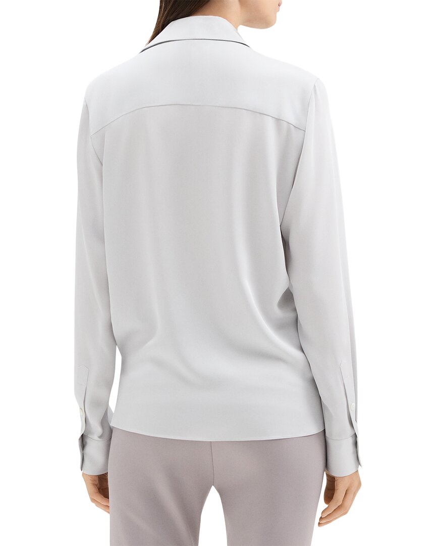 Theory Wrap Blouse