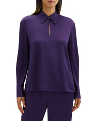 Theory Slit Collar Pullover