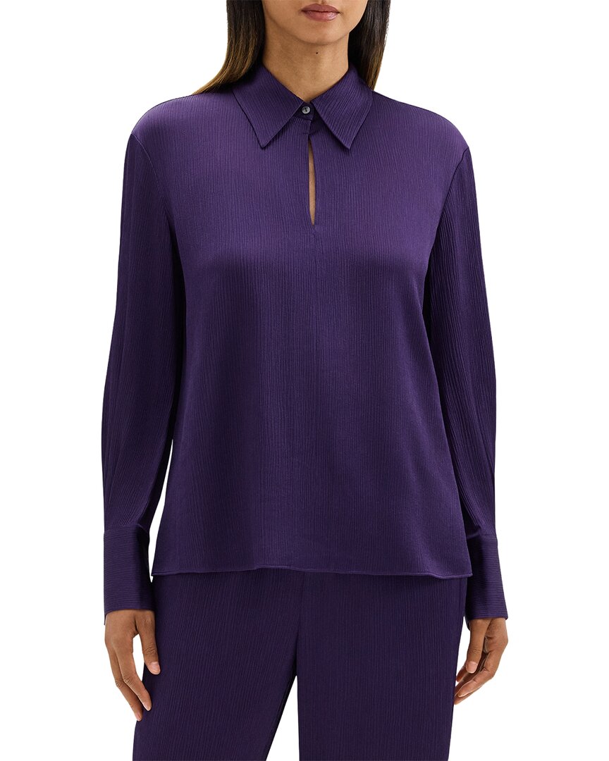 Theory Slit Collar Pullover