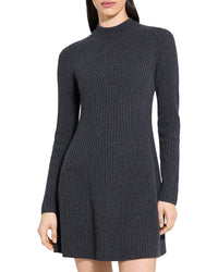 Theory Traveling Rib Wool & Cashmere-Blend Dress