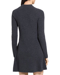 Theory Traveling Rib Wool & Cashmere-Blend Dress