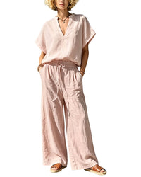 Olivia Taylor 2Pc Blouse & Pant Set