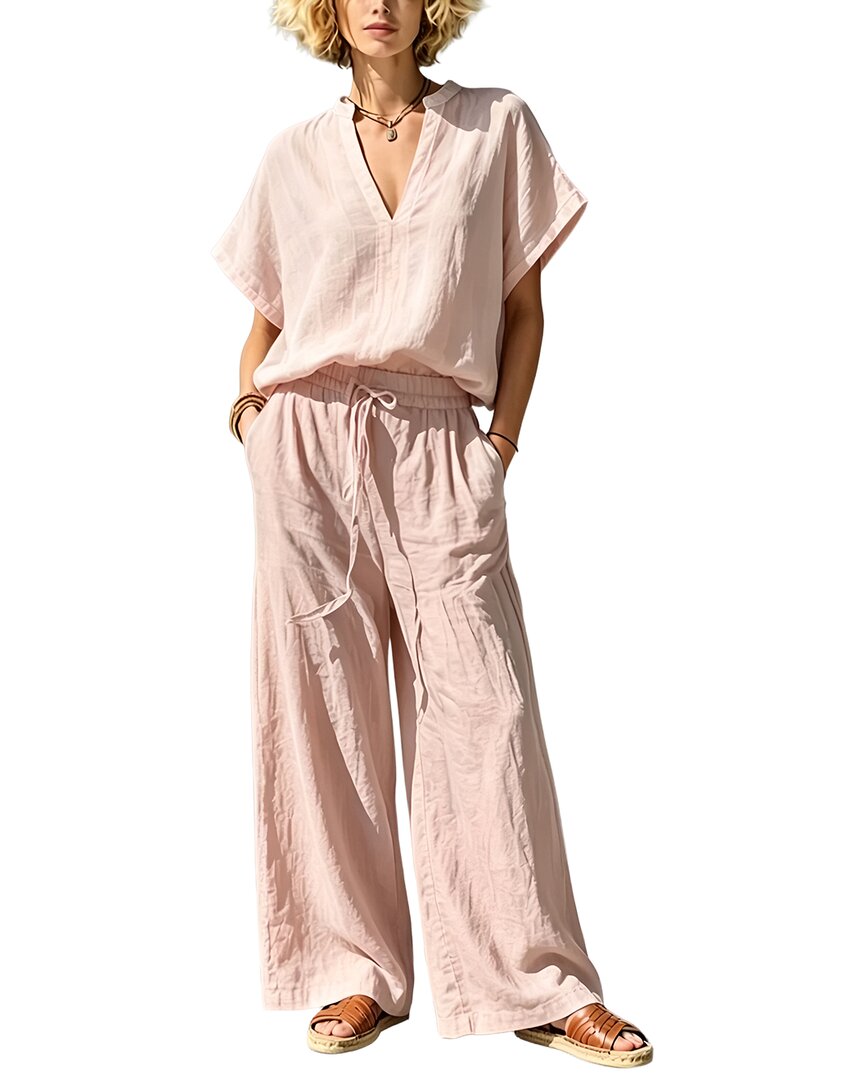 Olivia Taylor 2Pc Blouse & Pant Set