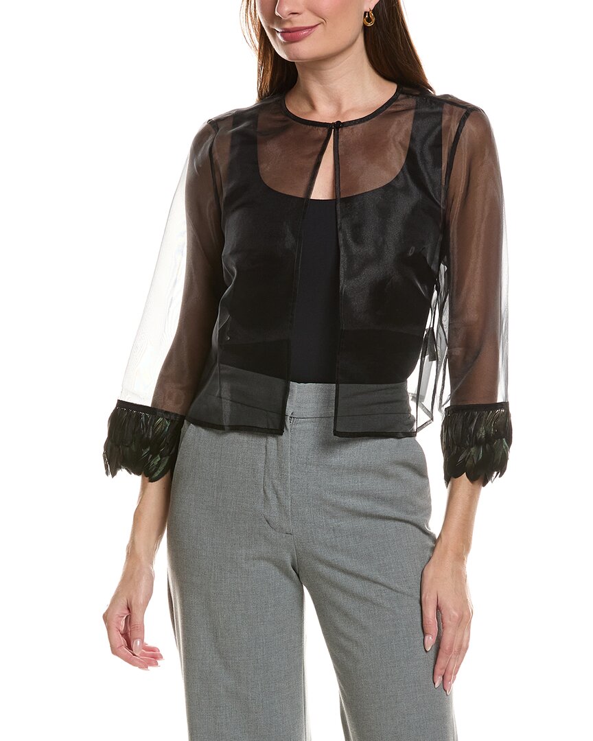 tyler böe Tyler Böe Elise Feather Trim Top