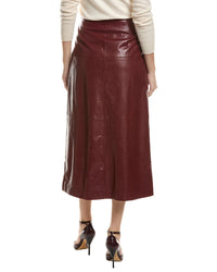 tyler böe Tyler Böe Phoebe Vegan Leather Skirt