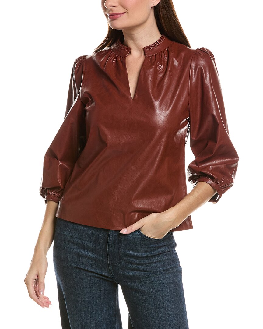 tyler böe Tyler Böe Penny Vegan Leather Top