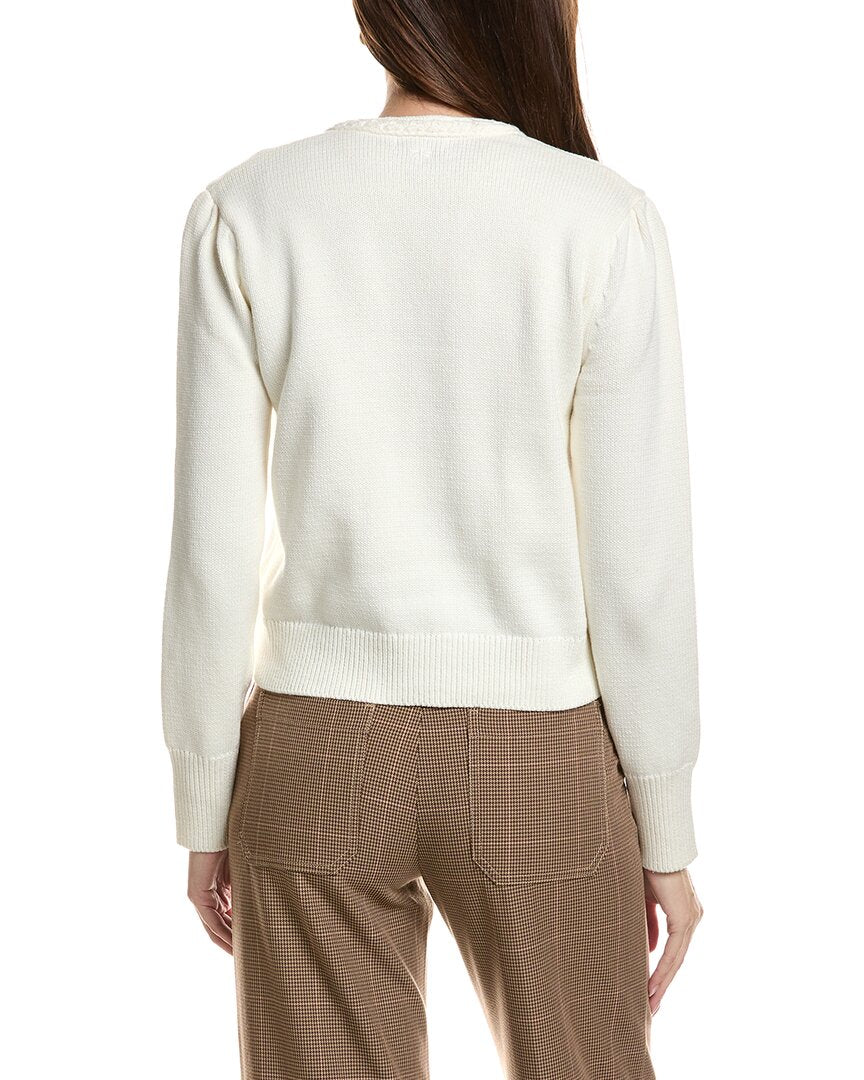 tyler böe Tyler Böe Mallory Gold Button Cardigan