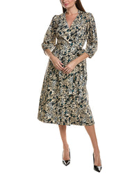 tyler böe Tyler Böe Karla Cheetah Wrap Dress