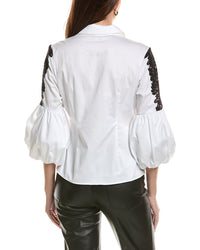 tyler böe Tyler Böe Bella Lace Insert Blouse
