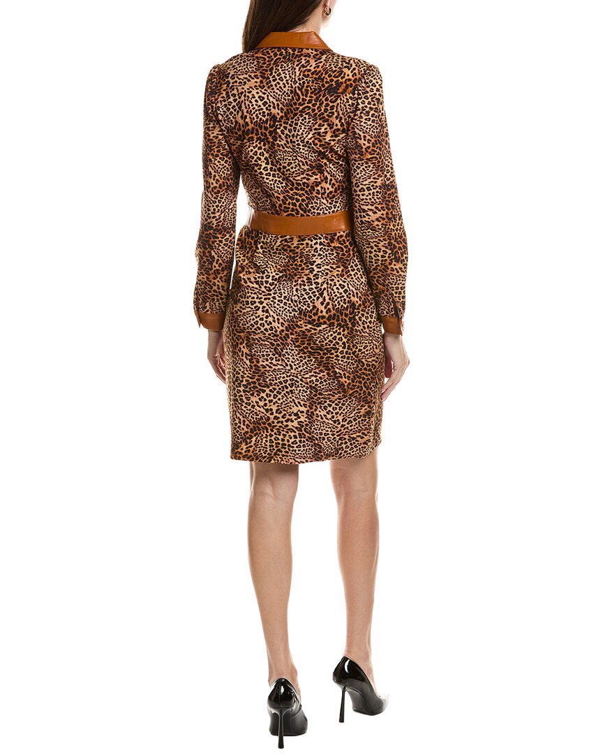 tyler böe Tyler Böe Karine Ponte Cheetah Dress