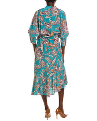 tyler böe Tyler Böe Jules Silk Wrap Dress