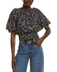 tyler böe Tyler Böe Hannah Print Knit Top