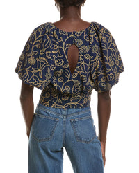 tyler böe Tyler Böe Hannah Print Knit Top