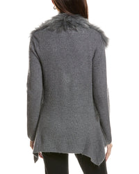 tyler böe Tyler Böe Evie Silver Wool & Cashmere-Blend Cardigan