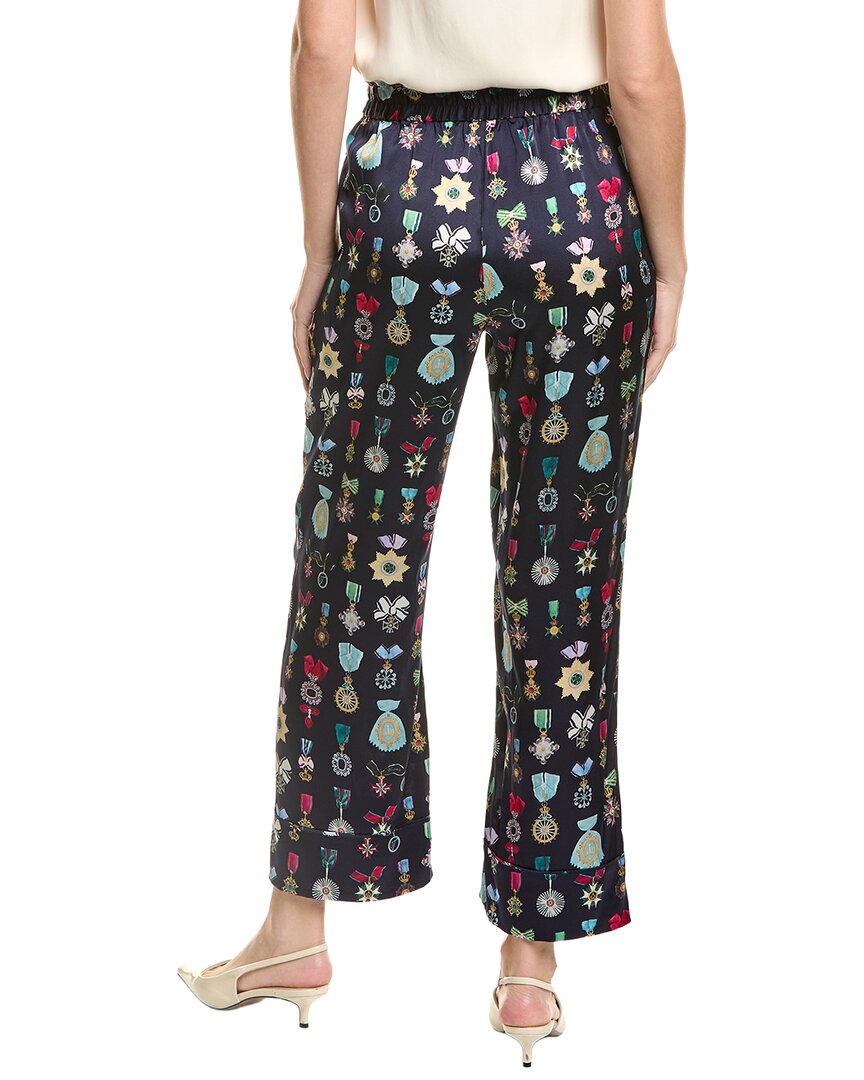 Temperley London Gloriette Silk-Blend Trouser
