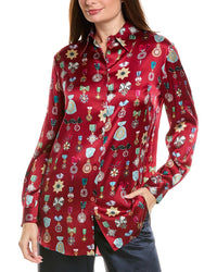 Temperley London Temperley London Gloriette Silk-Blend Shirt