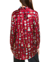 Temperley London Temperley London Gloriette Silk-Blend Shirt