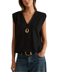 Reiss Dixie Jersey Vest