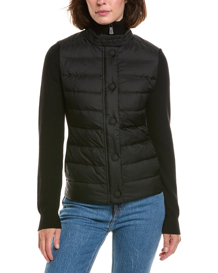 Moncler Puffer Wool-Blend Jacket