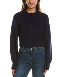 Toccin Rita Cropped Wool & Cashmere-Blend Cardigan
