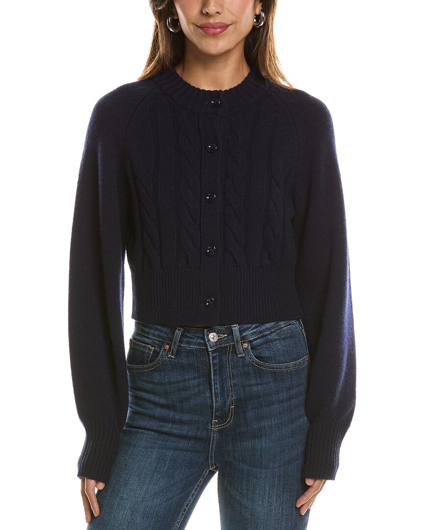 Toccin Rita Cropped Wool & Cashmere-Blend Cardigan