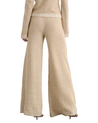 Toccin Lilibet Flared Pull- On Linen-Blend Pant