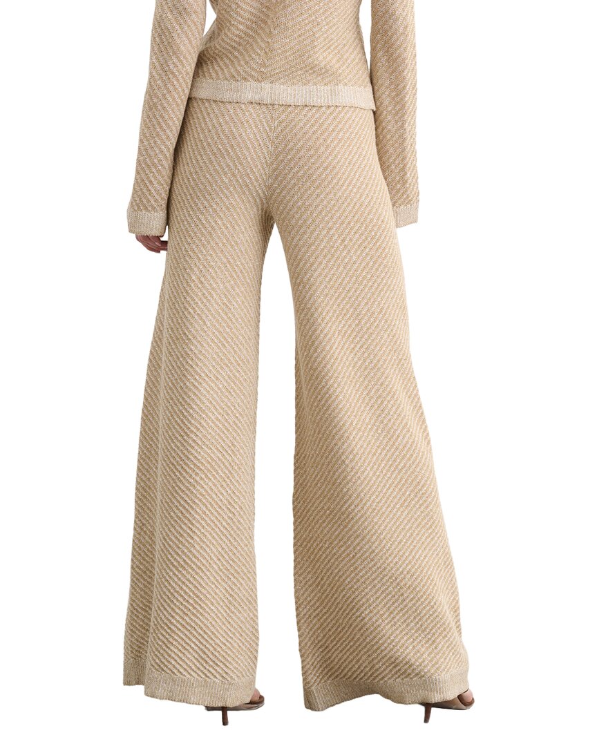 Toccin Lilibet Flared Pull- On Linen-Blend Pant