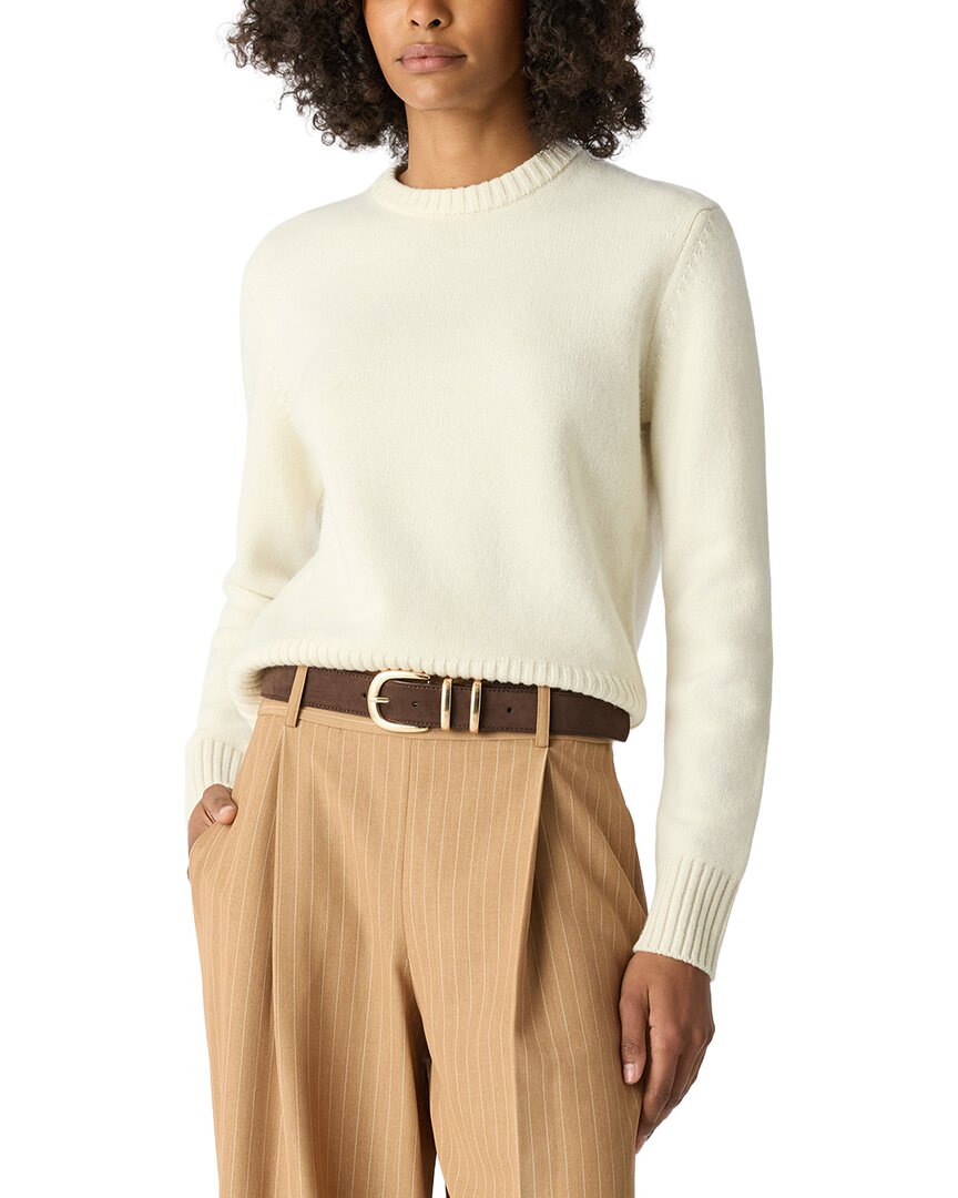 Toccin Jenny Classic Crewneck Wool & Cashmere-Blend Sweater