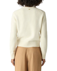 Toccin Jenny Classic Crewneck Wool & Cashmere-Blend Sweater