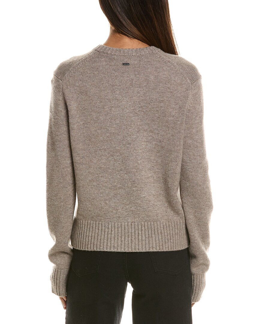 Toccin Classic Fit Crew Neck Wool & Cashmere-Blend Sweater