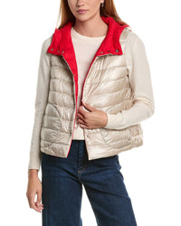 Herno Red Reversible Puffy Vest