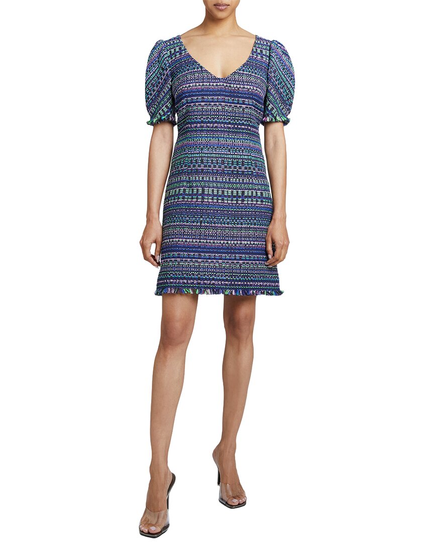 Santorelli Wool-Blend Bianca Shift Dress