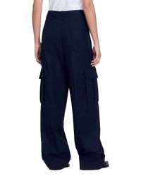 Sandro Sandro Basic Wide Leg Trouser