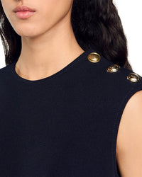 Sandro Sandro Tailored Woven Dress