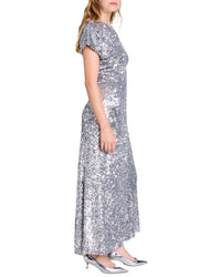 Maje Woven Sequin Dress