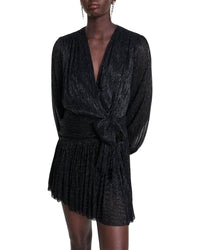 Maje Short Pleated Dress
