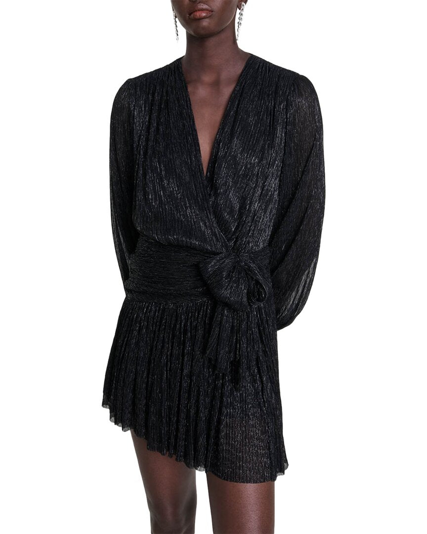 Maje Short Pleated Dress