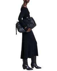 Maje Knitted Maxi Dress