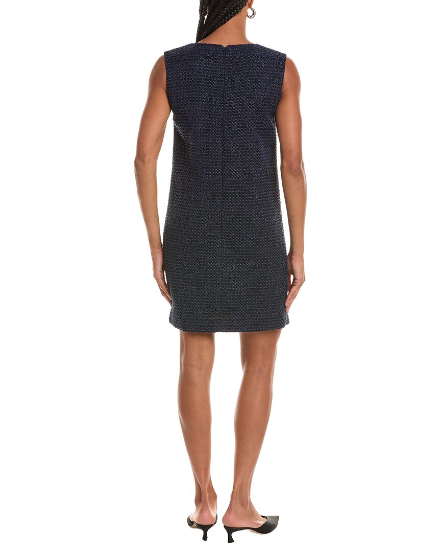 Oscar De La Renta Lurex Tweed Shift Dress